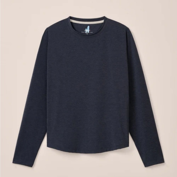 Johnnie-O Course Tee Women’s XL NAVY BLUE Performance Featherweight T-Shirt NWOT - Picture 3 of 8